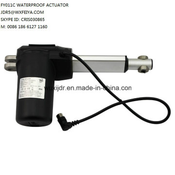 12VDC oder 24vdc 50mm Hub 750N 14mm/s wasserdichte elektrische Antrieb IP65 außen einsetzbar